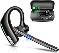 Naujos "Bee Bluetooth" ausinės belaidės V5.2 su 80 val. veikimo trukme "Bluetooth" laisvų rankų įrangos ausinės su CVC 8.0 ir ENC dvigubu mikrofonu biurui / verslui / vairavimui