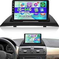 NHOPEEW 2G + 64G "Android" automobilinis radijas BMW X3 E83 2004-2012 - belaidis "Carplay" ir "Android" automobilis - 9 colių "Android" stereo su WiFi EQ GPS Mirror Link FM RDS + AHD galinio vaizdo kamera ir mikrofonas