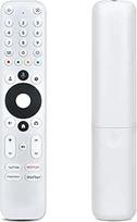 Pakaitinis nuotolinio valdymo pultas, tinkamas "Strong TV LEAP-S3" R-C-OHS-C009 "Android TV" transliacijų dėžutei, baltas (įsitikinkite, kad jūsų senas nuotolinio valdymo pultas atitinka mūsų pagrindinį paveikslėlį)