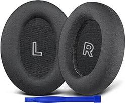 SOULWIT Microsuede pakaitiniai ausų įdėklai "Bose QC Ultra" / "New QuietComfort Ultra" (2 kartos) belaidėms ausinėms, didelio tankio triukšmo slopinimo putų įdėklai