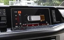 Suderinama su 2021-2025 m. "VW Caddy" ir "VW Multivan" navigacijos ekrano apsauga 10 colių "Discover Nano" plastikinė ekrano apsauga 6H atspari įbrėžimams [2 vnt.]