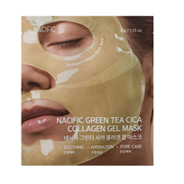 NACIFIC Green Tea Cica Collagen Gel Mask – kolageno gelinė veido kaukė su žaliosios arbatos ir azijinės centelės kompleksu, 35 g NACIFIC Green Tea Cica Collagen Gel Mask – kolageno gelinė veido kaukė su žaliosios arbatos ir azijinės centelės kompleksu, 35 g
