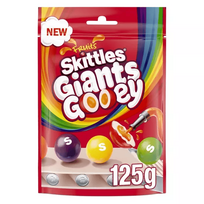 Kramtomi saldainiai SKITTLES GIANTS GOOEY, 125g Kramtomi saldainiai SKITTLES GIANTS GOOEY, 125g