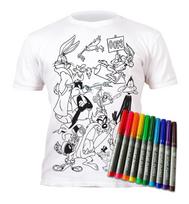 Splat Planet marškinėliai su flomasteriais, Looney Tunes Splat Planet marškinėliai su flomasteriais, Looney Tunes - 3-4 metai