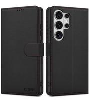 Juodas / raudonas atverčiamas dėklas Samsung Galaxy S26 Ultra telefonui "Tech-Protect Wallet"