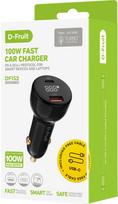 D-Fruit car charger 100W USB-C + cable DF152