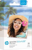 HP photo paper Sprocket Zink 8.9x10.8cm 20 sheets