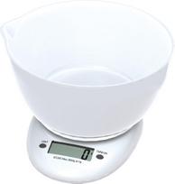Omega kitchen scale OBSKWB, white