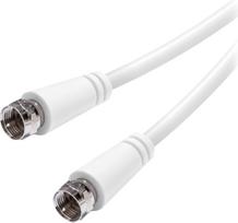 Vivanco cable SAT F 3m, white