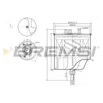 Kuro filtras BREMSI FE0156