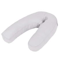 J-formos pagalvė nėščiosioms 54x(36-43)cm pilka