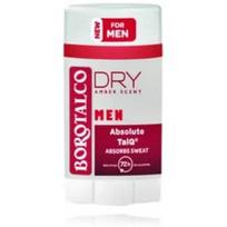Borotalco Men Dry Amber pieštukinis dezodorantas vyrams - 40 ml.