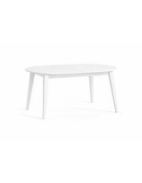 HOWDALA WHITE 140-180X90 ovalus ąžuolinis, prasiilginantis, stalas