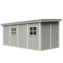 PREMIUM kokybės sodo namelis Timbela - M940B, 11,47 m² - A231x248x530 cm - Be grindų ir šoninės sienos - su dažų rinkiniu TUNDRA GREY