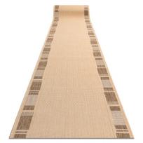 Kilimėliai sizalis FLOORLUX dizainas 20195 mais / kava 120 cm, 120x300 cm