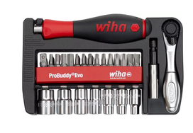 Wiha antgalių rinkinys ProBuddy® Evo mixed 40-pcs., 1/4