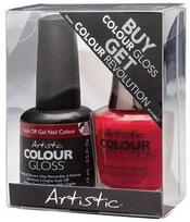 Gelinių nagų lakų rinkinys Artistic Master Of The Mani Kick A Takes Names 2 x 15 ml