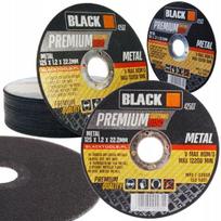 Black pjovimo diskas metalui 125 mm x 1,2 mm, 50 vnt.