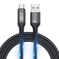 USB C kabelis 5M Į OCULUS STEAM VR QUEST 3 3S META TETHERING USB-A PD 60W 10Gbps REAGLE