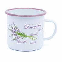 Emalio puodukas 700ml LAWENDA be dangtelio