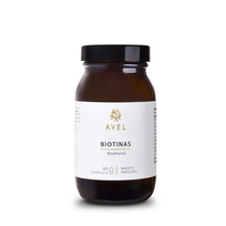 AVEL bioaktyvus biotinas (vitaminas B7), 90 kaps.