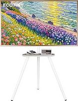 "Easel" TV stovas, trikojis TV stovas 43-65 colių dideliems LCD LED ekranams, reguliuojamo aukščio ir pasukamas TV stovas, ketaus luitas