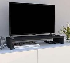 "Henor" medinis monitoriaus stovas TV ekrano laikiklis 82 x 26,5 x 12 cm Atlaiko 50 kg Grafitinis