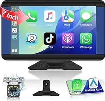 "Podofo" nešiojamas 7 colių "iOS Carplay" ekranas, automobilinis radijas, palaiko TF kortelę, HD atbulinės eigos indikatorius, "EQ Bluetooth" FM radijas, "Carplay" automobilinis radijas, skirtas visureigiams, visureigiams, automobiliams ir pikapams, 7V-32