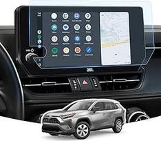 "Toyota RAV4" 2023 2024 2025 10,5 colio matinio ekrano apsauga [be atspindžių ir pirštų atspaudų], 9H grūdinto stiklo apsauginė plėvelė RAV4