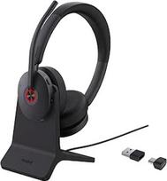 "Yealink BH 74 Teams" ausinės su įkrovimo stovu - "Bluetooth", hibridinis ANC, 32 val. pokalbių laikas, USB-C/A