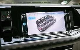 2021-2025 m. "VW Caddy SB" ir "VW Multivan T7" 10 colių "Discover Navigation" jutiklinio ekrano apsauga - 9H įbrėžimams atspari grūdinto stiklo ekrano apsauga, HD skaidri plėvelė