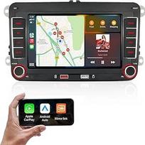 Automobilinis radijas su navigacijos ekranu VW Golf 5/6 Seat Passat Sharan Tiguan, 7 colių Golf radijas su Apple CarPlay ir Android Car Mirrorlink, VW Polo T5 Caddy radijas Bluetooth GPS SWC EQ USB FM, Linux