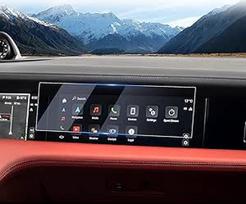 LUWU Pack of 2 Suderinama su "Porsche Taycan 2020-2024 2025 Navigation" ekrano apsauga 10,9 colių "Nano" ekrano apsauga 6H atspari įbrėžimams Turbo GT 4S priedai