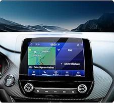 LUWU suderinama su "Ford Puma Kuga 3 Fiesta MK8 2020-2024" navigacijos ekrano apsauga 8 colių grūdinto stiklo ekrano apsauga 9H atspari įbrėžimams SYNC 3 navigacijos priedai