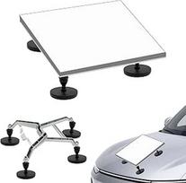 Magnetinis lenktas laikiklis, suderinamas su "Starlink Mini", nešiojamas aliuminio lydinio laikiklis, skirtas nameliams ant ratų, automobilio stogui, metaliniams paviršiams - 66 mm stiprus siurbimo puodelis, stabilus greitis