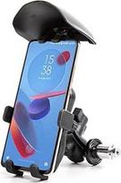 Motociklo šakės veleno telefono laikiklis su saulės skydeliu, apsaugantis nuo atspindžių, skirtas 13-20 mm skersmens skylėms, motociklo GPS navigacijos laikiklio telefono laikiklis, skirtas S1000RR YZF R1 R6 R1M CBR VFR