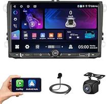 Roinvou Android15 4+64G automobilinis radijas VW Golf 5 6 Passat Polo Tiguan Touran Caddy Skoda Belaidis CarPlay Android automobilis, 9 colių automobilinis radijas Bluetooth Mirror Link navigacija GPS EQ WiFi FM/RDS SWC