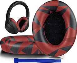 SOULWIT baltyminės odos atsarginės ausinių pagalvėlės "Sony WH-1000XM3" (WH1000XM3) ausinėms, atsarginės pagalvėlės su minkšta baltymine oda, triukšmą izoliuojančiomis atminties putomis