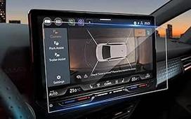 Suderinama su "Cupra Formentor 2021-2024" ir "Cupra Born 2022-2024" navigacijos ekrano apsauga, grūdinto stiklo ekrano apsauga 9H, atspari įbrėžimams, 12 colių informacinių ir pramoginių įrenginių ekrano apsauga