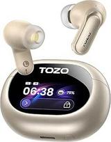 TOZO NC20 Pro Bluetooth Kopfhörer mit Geräuschunterdrückung,Active Noise Cancelling Kopfhörer mit Smart Touchscreen,LDAC Hi-Res Audio Stereo Bass,80 Std Akkulaufzeit 6 Mikro IPX8 Wasserdicht Champagne