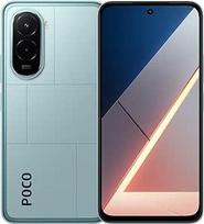 XIAOMI Poco M7 4G 6+128GB mėlyna baterija 7000mAh 33W 6,9" ekranas Dviguba kamera IA 50MP Sharp 144Hz NFC IP64 (įkroviklis pridedamas)