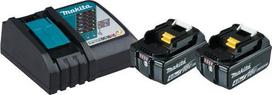 Makita DC18RC - Power Source Kit - Batterieladegerät + Batterie 2 x - Li-Ion - 4 Ah - 72 Wh - 1 x Batterien laden (197490-7)