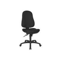 Topstar Support SY office chair, 8550 G20 black fabric, black frame