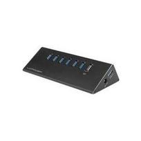 LC Power LC-HUB-ALU-2B-7 - Hub - 6 x SuperSpeed USB 3.0 + 1 x SuperSpeed USB 3.0 (laden) - Desktop