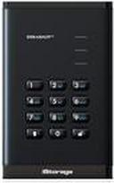 iStorage - diskAshur³ - Festplatte - verschlüsselt - 1 TB - extern (tragbar)USB 3.2 Gen 1 256-bit AES-CBC 256-bit AES-XTS AES-ECB Diamantschwarz TAA-konform