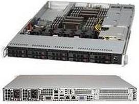 Supermicro SC116 AC2-R706WB2 - Rack - einbaufähig - 1U - verbessertes, erweitertes ATX - SATA/SAS/PCI Express - Hot-Swap 750 Watt - Schwarz - USB