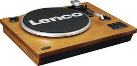 LS-55WA, Audio turntable with belt drive, semi-automatic, wood, wood, plastic