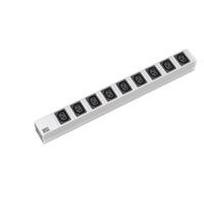 Bachmann Steckdosenleiste (Rack - einbaufähig) - Eingabe, Eingang IEC 60320 C20 - Ausgangsanschlüsse: 9 - 1U - 48.3 cm (19)