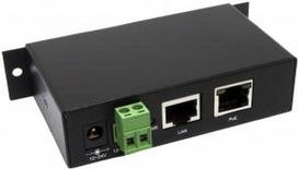 Ethernet PoE Gigabit Injector 12V to 24V Terminal Block, incl. mains