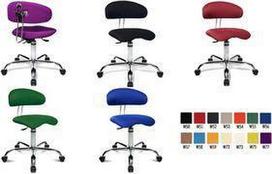 Topstar office chair Sitness 40, ST290W51 fabric red, chrome frame
